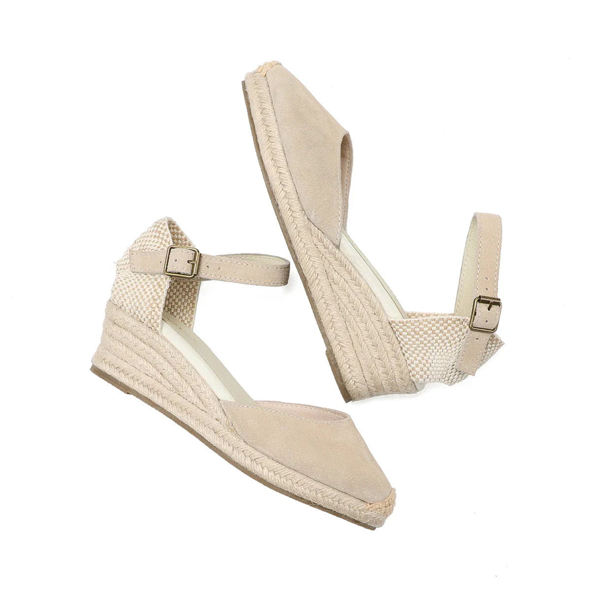 Sophie™ Suede Espadrille Wedges Sandals