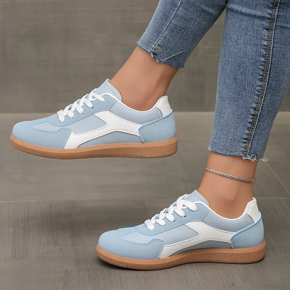 Breathable Ladies Sneakers Fashion Vulcanized Design Comfortable Walking Shoes for Women