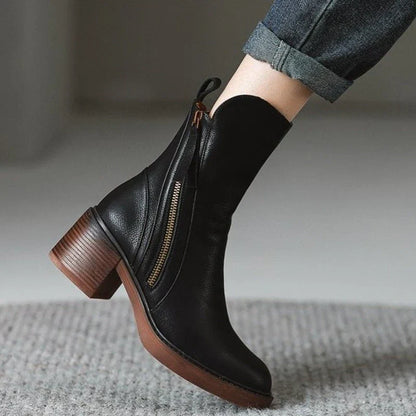 Ardellia™ Zip-Detail Block Heel Boots