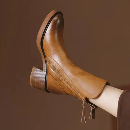 Ardellia™ Zip-Detail Block Heel Boots