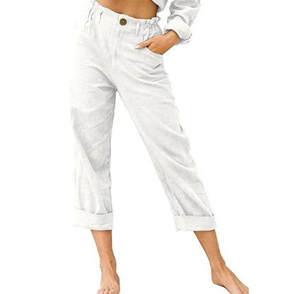 GRACE | Cotton Cropped Women’s Trousers
