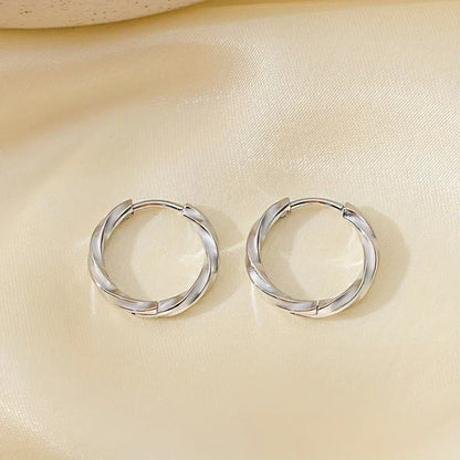 Geometric Minimalist Hoop Earrings