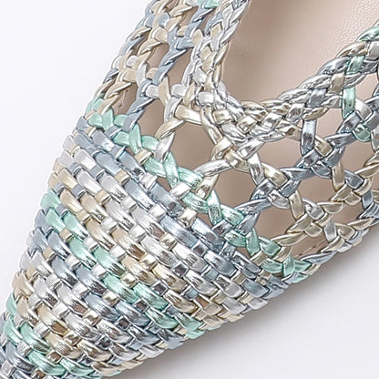 Irene™ Woven Slingback Flats Sandals