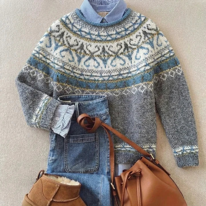 Clara™ | Chic Vintage Knit Jumper