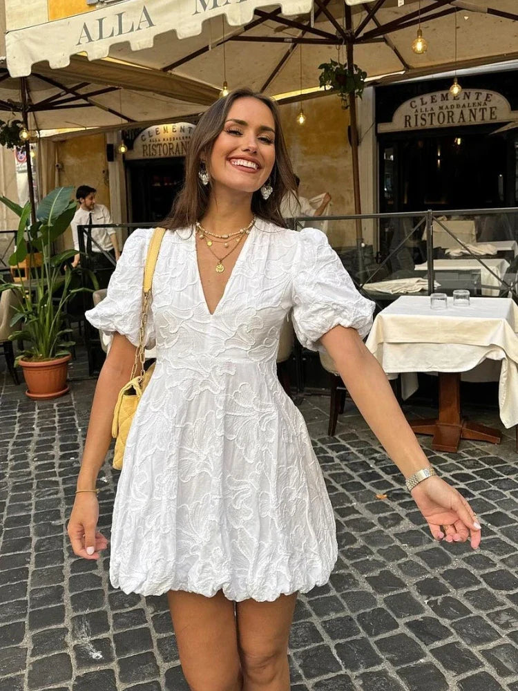 Grace™ | Puff Mini Dress