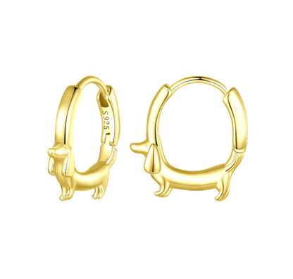 Precious Dachshund Hoops - A Pup Mom's Treasure