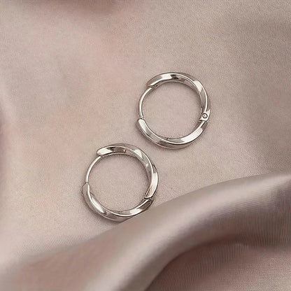 Geometric Minimalist Hoop Earrings