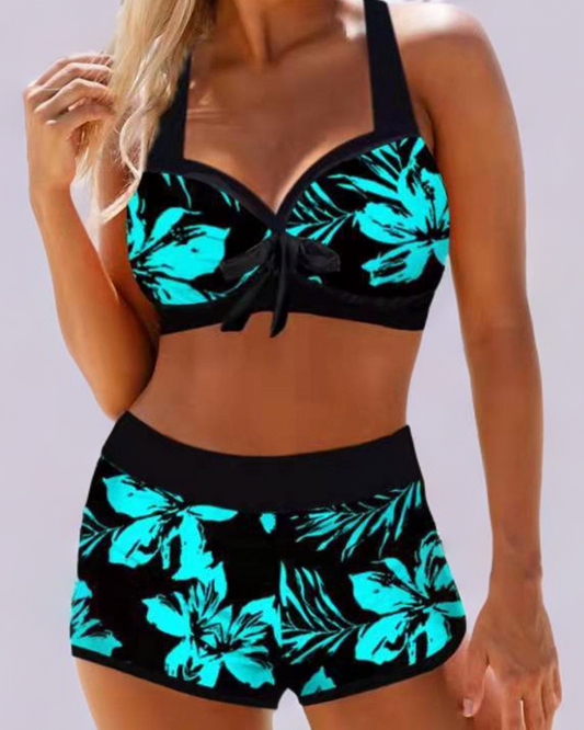 Grace® | High Waisted Swimsuit with Floral Print