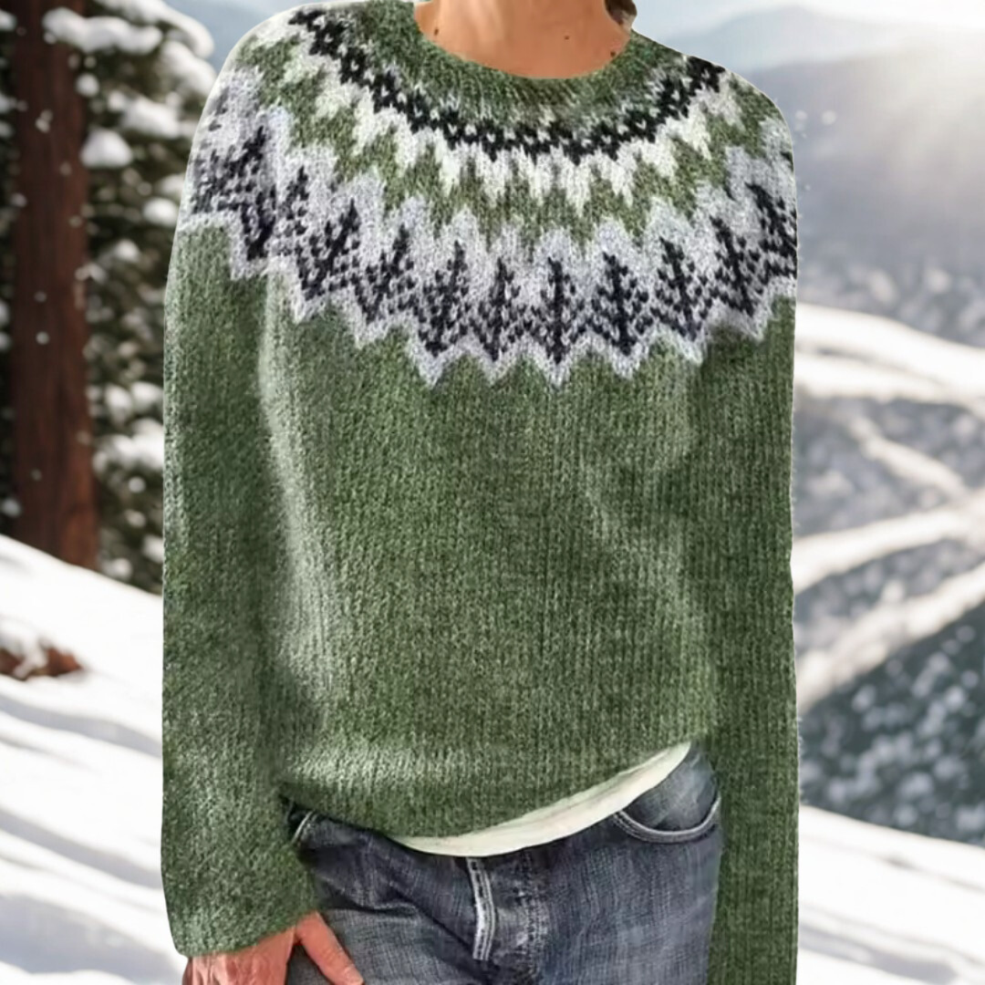 Emily™ | Warm Jumper with Classic Winter Details