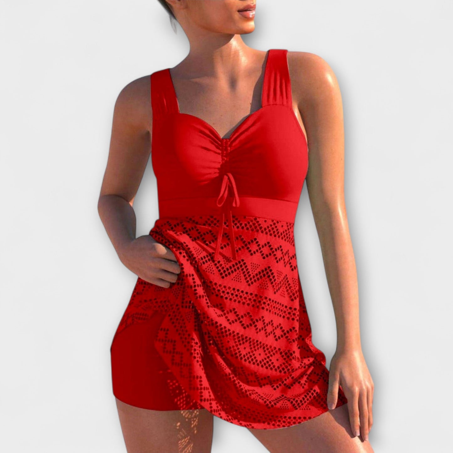 Isabella | Two-Piece Swimsuit Set with Skirt