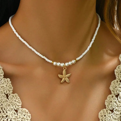 Ocean Dreams Seashell Pendant Necklace