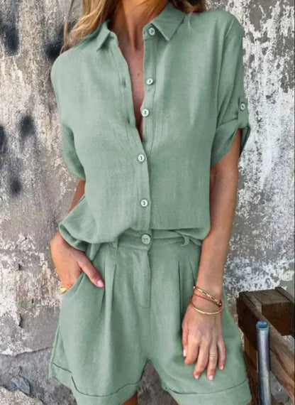 Noa™ – Two-Piece Linen Blend Set