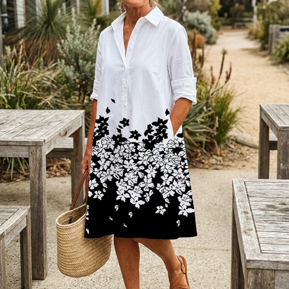 Calla | Elegant Floral Midi Dress