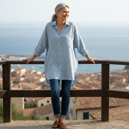 Wena™ Oversized Linen Shirt