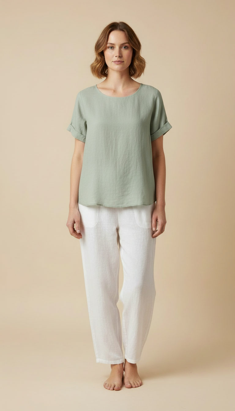 Casia™ - Minimalist Relaxed Blouse