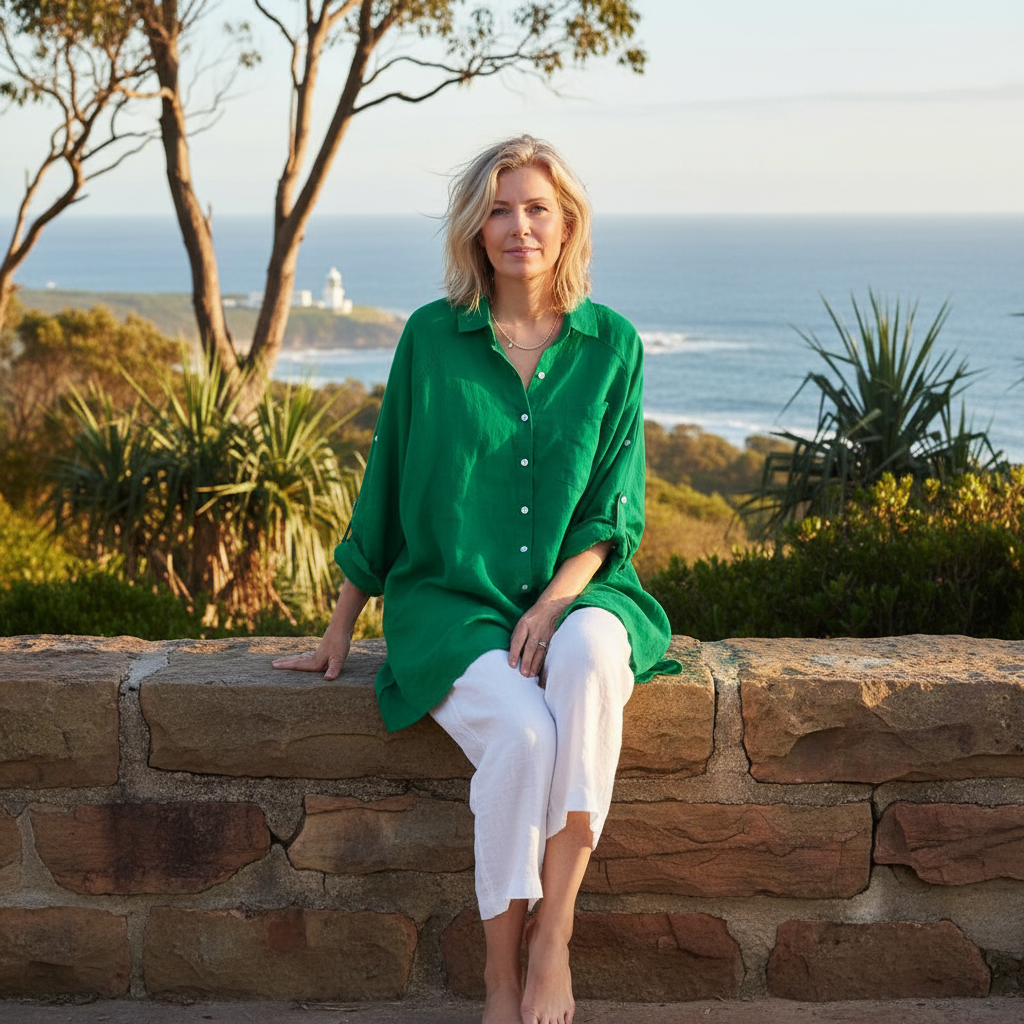 Wena™ Oversized Linen Shirt