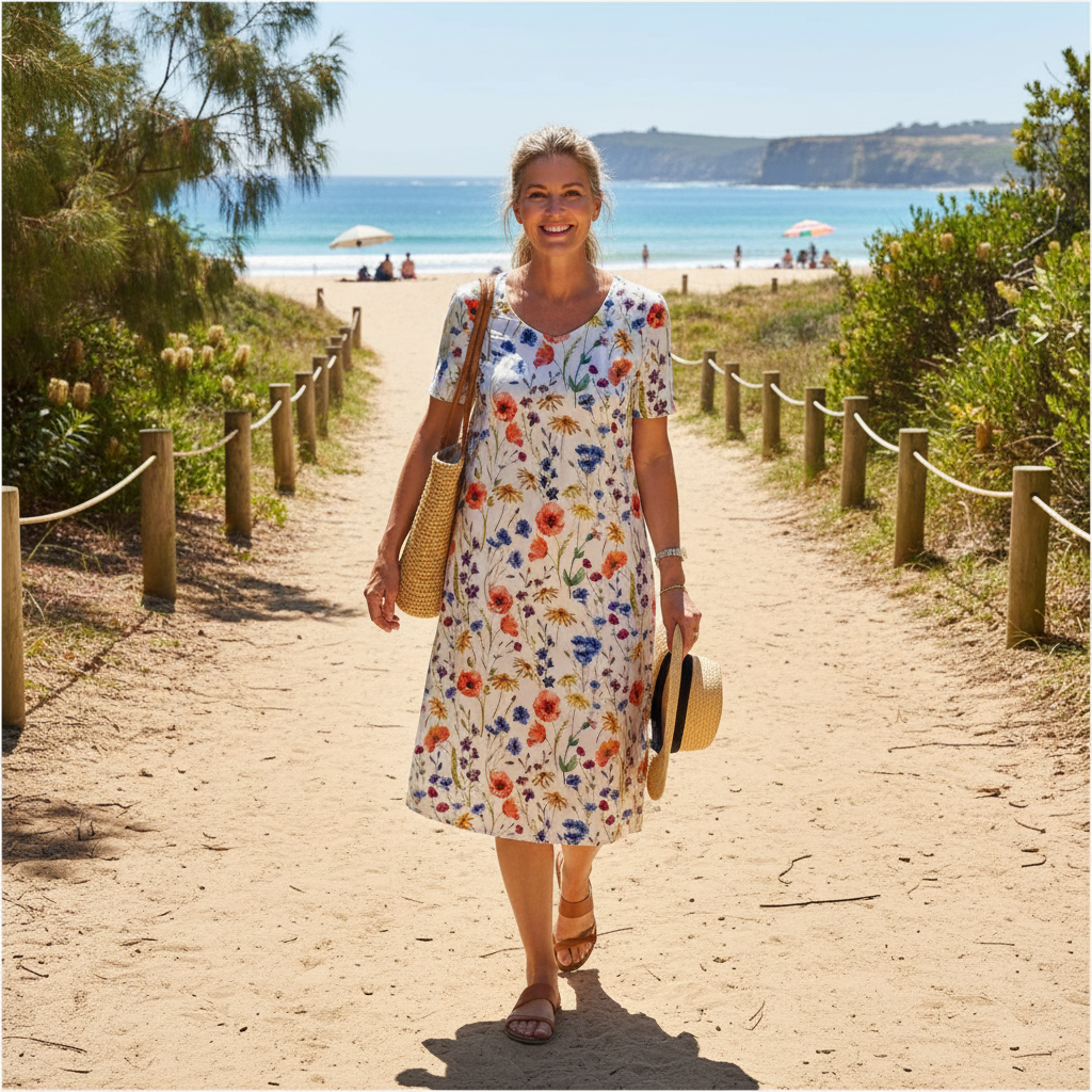 Hailey™ – Stylish and Casual Floral Dress with Pockets