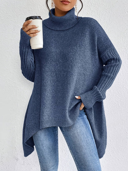 Tahlia™ - Casual Long Sleeve High Neck Sweater