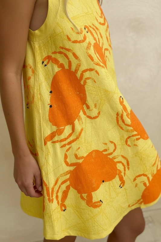 Orvienne Linen Mini Dress