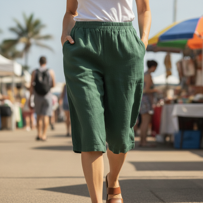Renee™ Cotten Linen Shorts