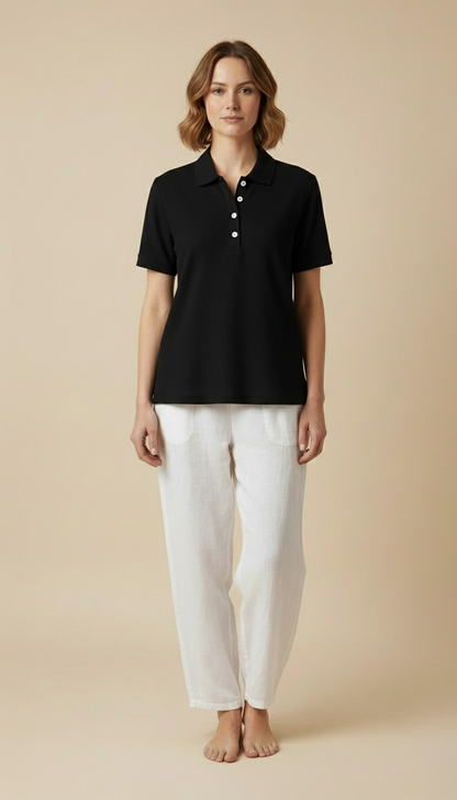 Aksana™ - Comfortable Women's Polo Shirt With Soft Fabric