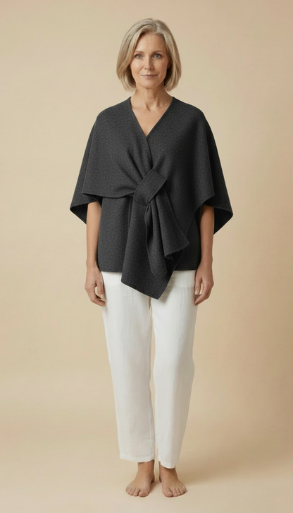 Amelia™ - Wool Wrap Cape Shawl