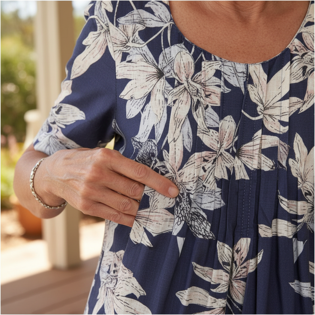 Hailey™ – Stylish and Casual Floral Dress with Pockets