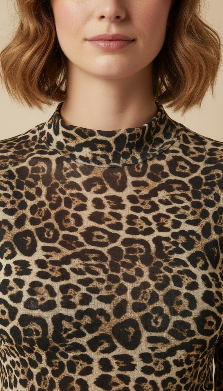 Ravena™ Printed Mesh Long-Sleeve Top