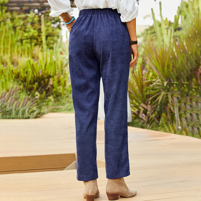Casual Solid Colour Trousers