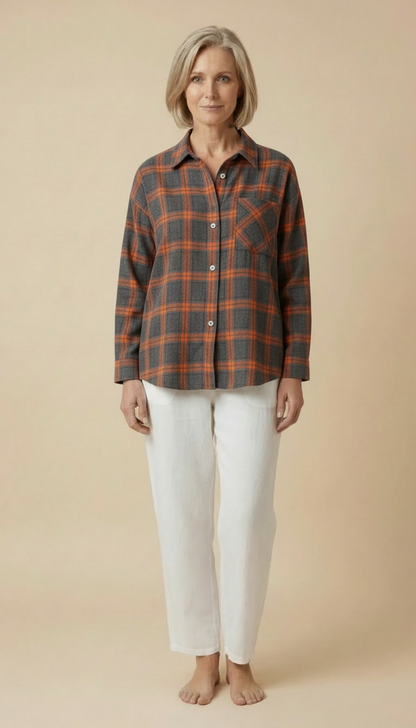 Wren™ - Relaxed Fit Womens Shirt With Elegance