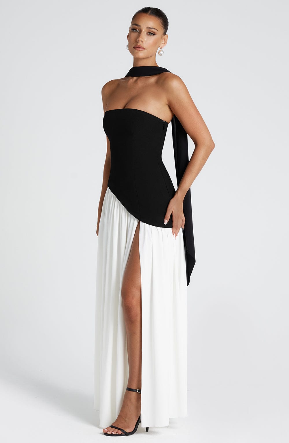 Grace™ | Chic Slit Maxi Dress