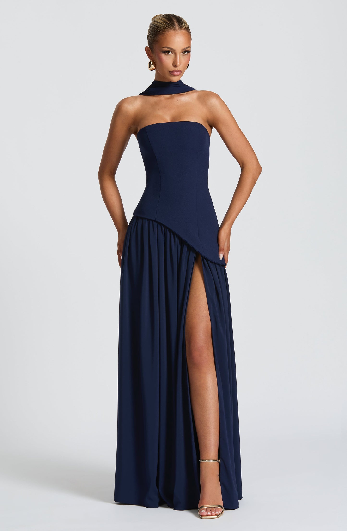 Grace™ | Chic Slit Maxi Dress