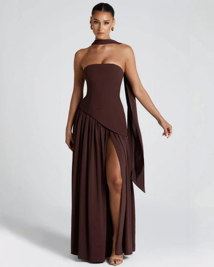 Grace™ | Chic Slit Maxi Dress