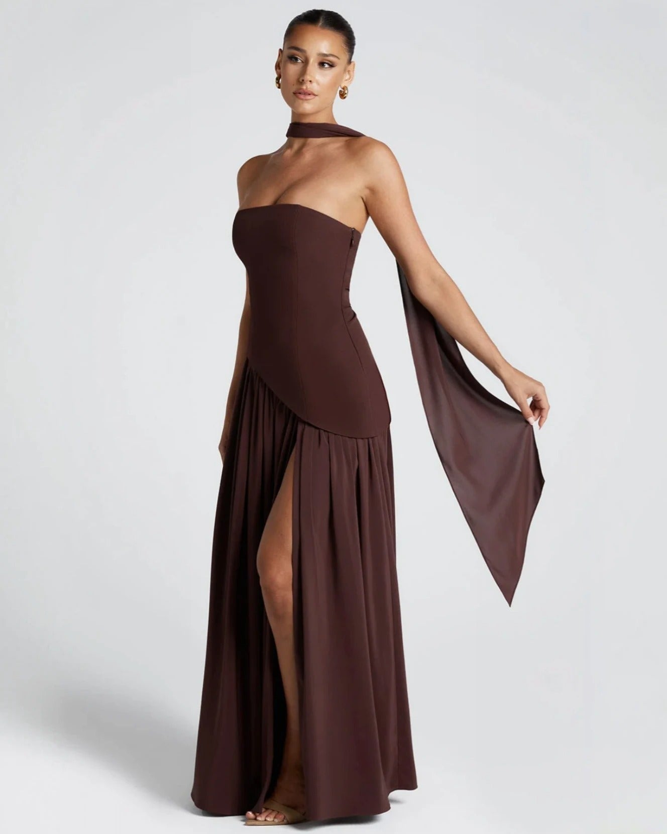 Grace™ | Chic Slit Maxi Dress