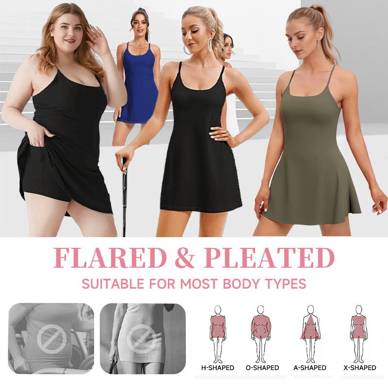 Olivia™ The Ultimate Tummy Control Backless Active Dress