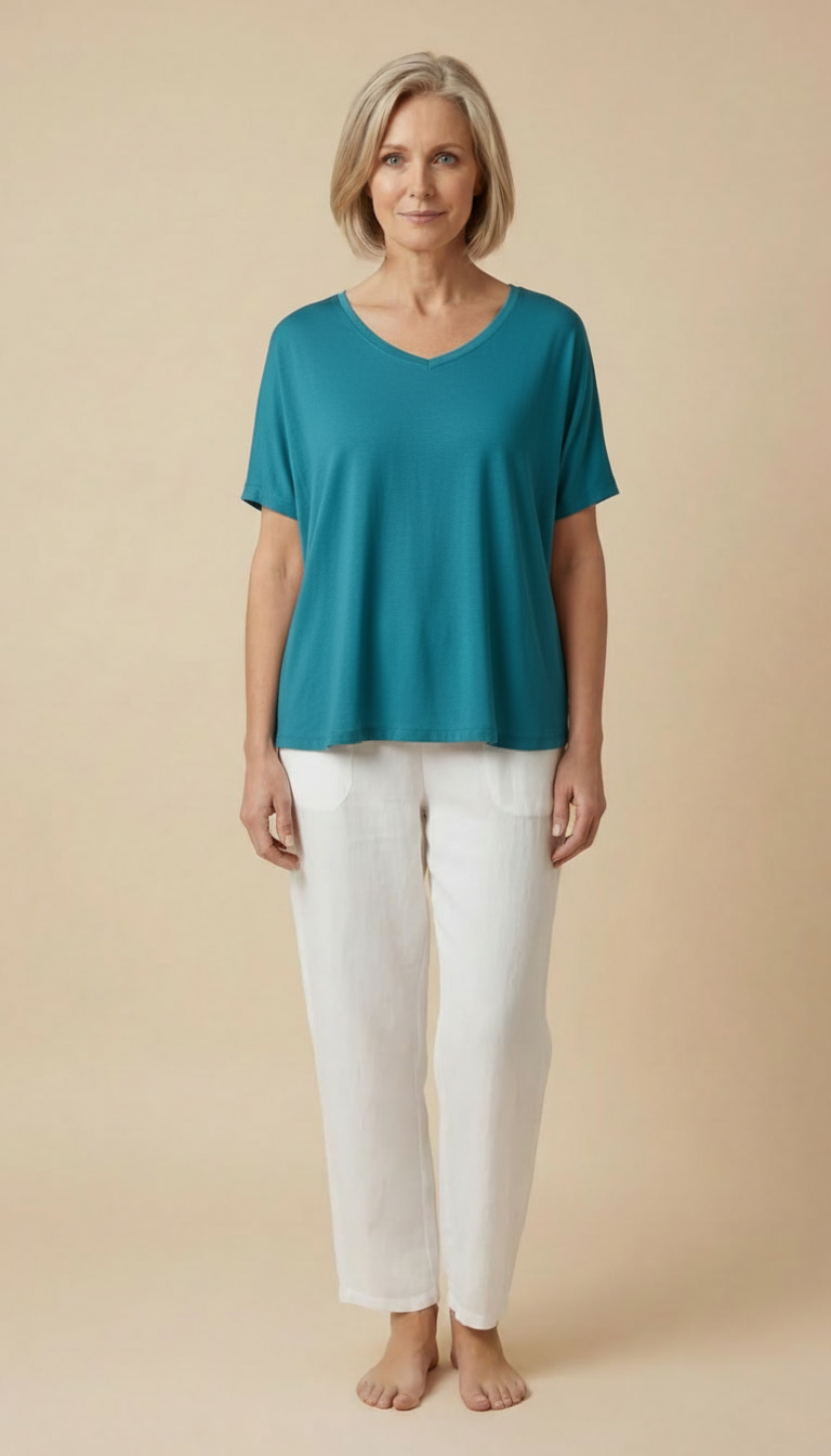 Sasha™ - Soft Loose-fit Tummy-covering Shirt
