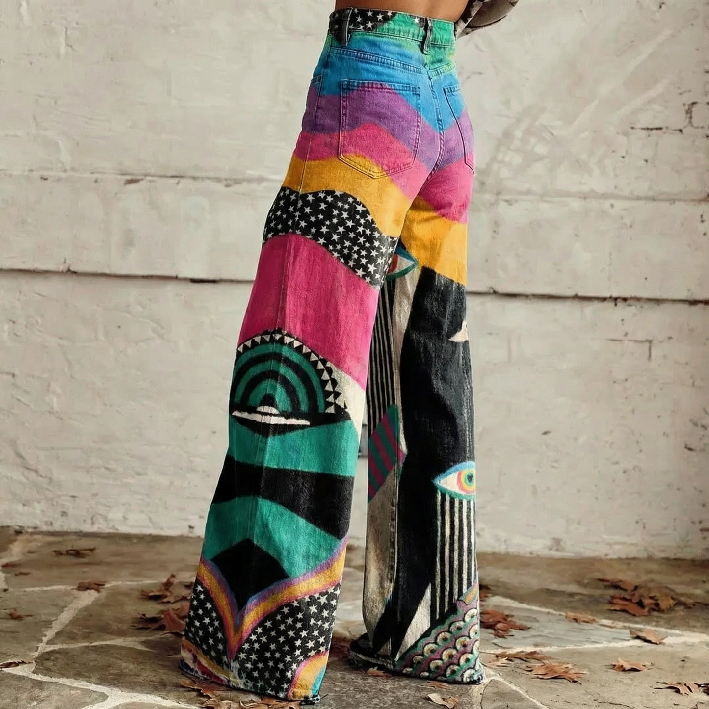 Emilia™- Boho Relaxed Fit Vintage Trousers