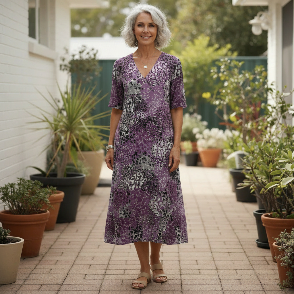 Vivienne Floral Radiance Midi Dress