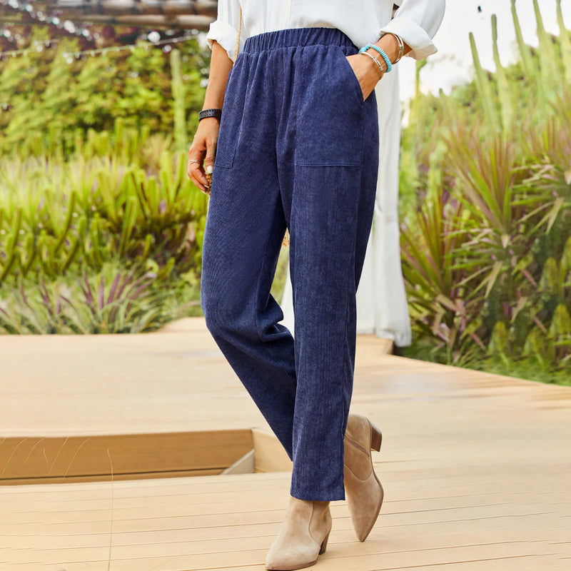 Casual Solid Colour Trousers