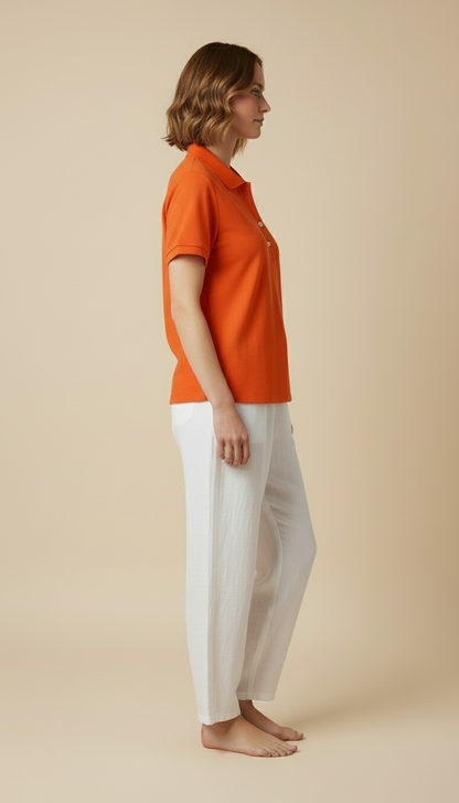 Aksana™ - Comfortable Women's Polo Shirt With Soft Fabric