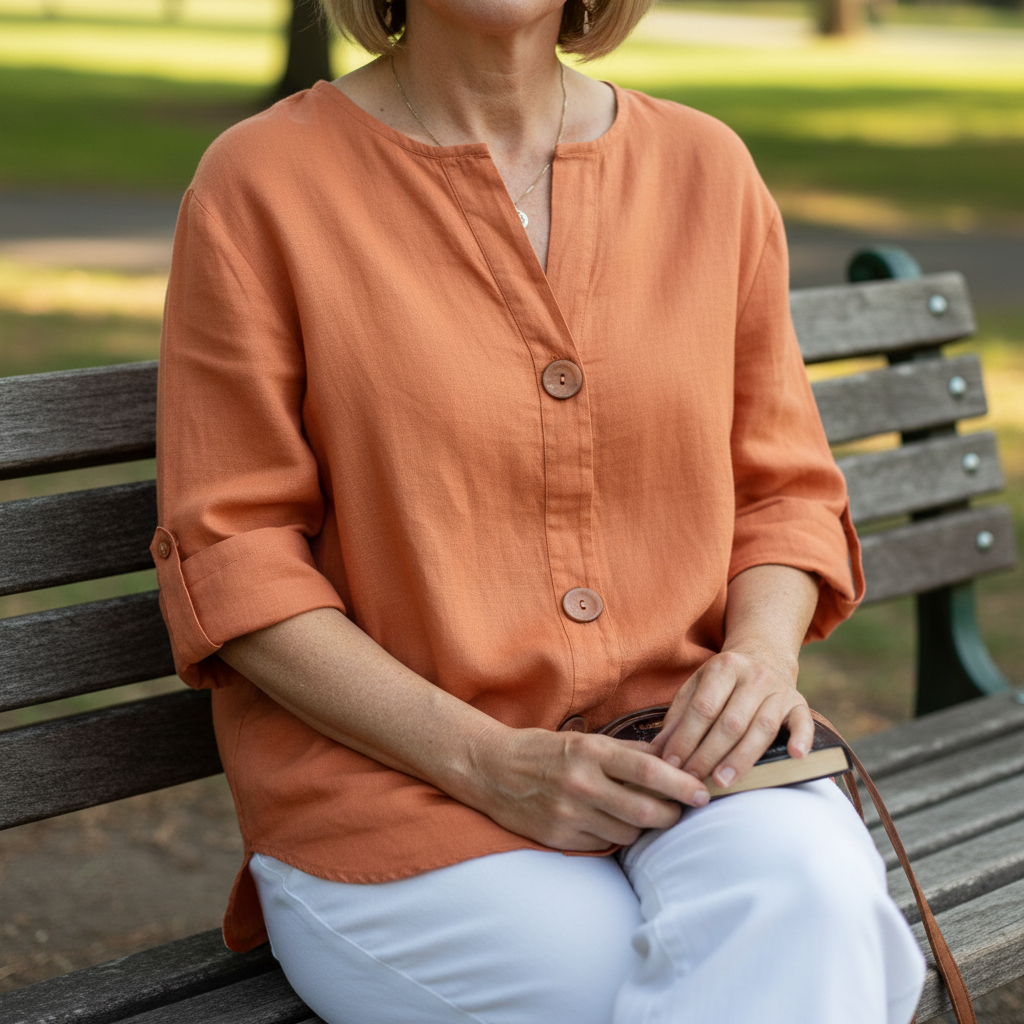 Elara™ – Breezy Classic Everyday Blouse