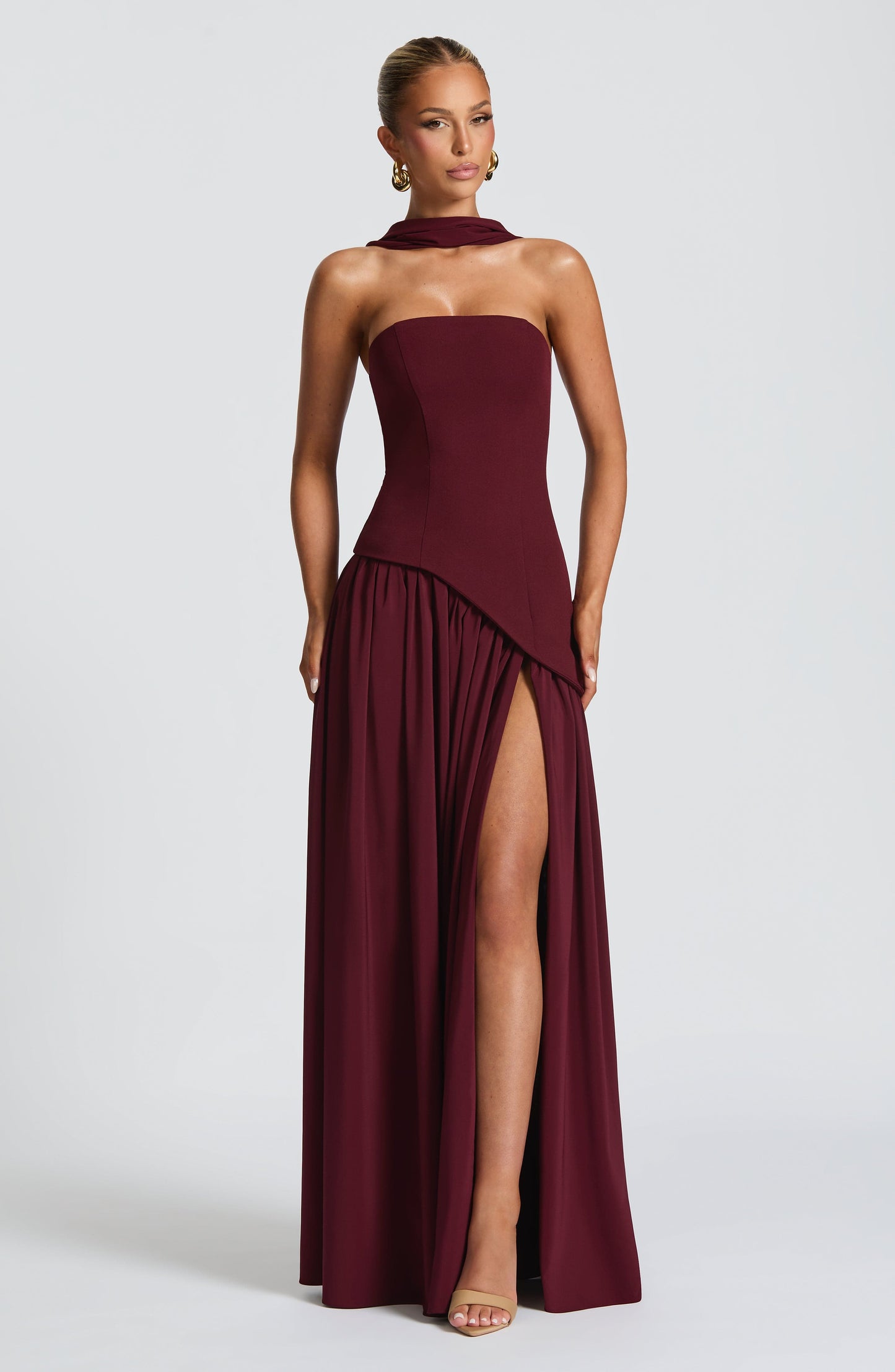Grace™ | Chic Slit Maxi Dress