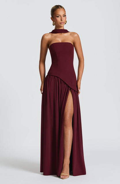 Grace™ | Chic Slit Maxi Dress
