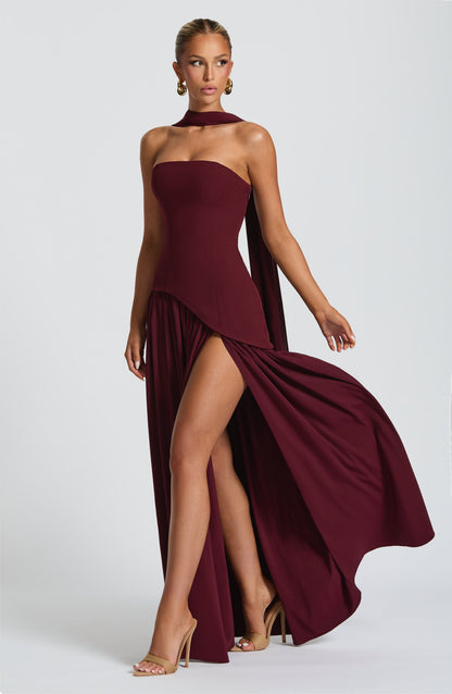 Grace™ | Chic Slit Maxi Dress