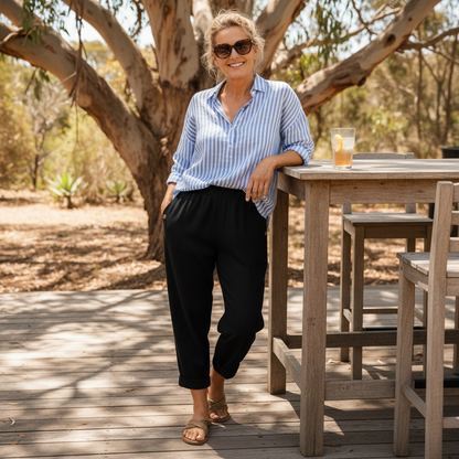 Sharona™ – Relaxed Wide-Leg Pants