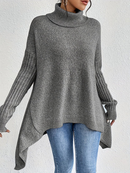 Tahlia™ - Casual Long Sleeve High Neck Sweater