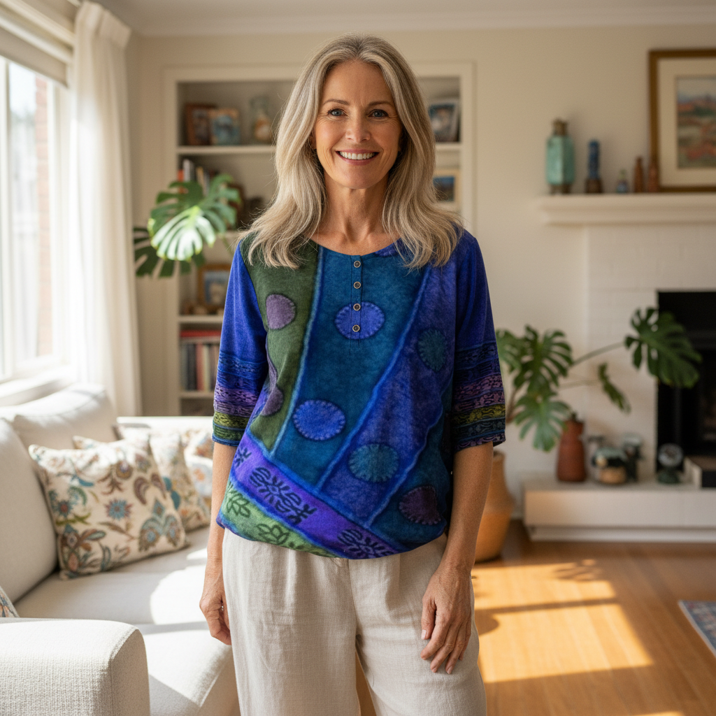 Ysolde™ – Artistic Flow Top