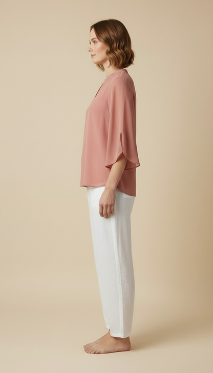 Celeste™ - Chic Layered Blouse