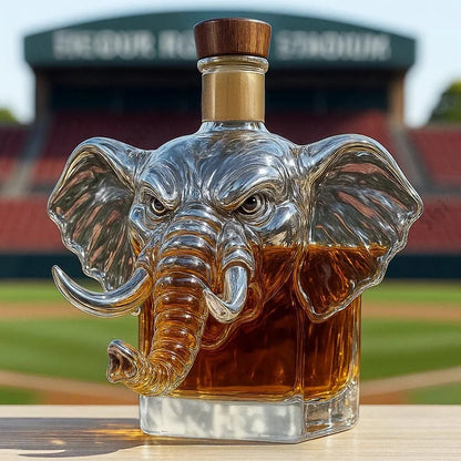 Elephant Crown Royal  Whiskey Bottle