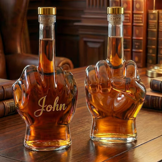 Custom Middle Finger - Whisky Decanter